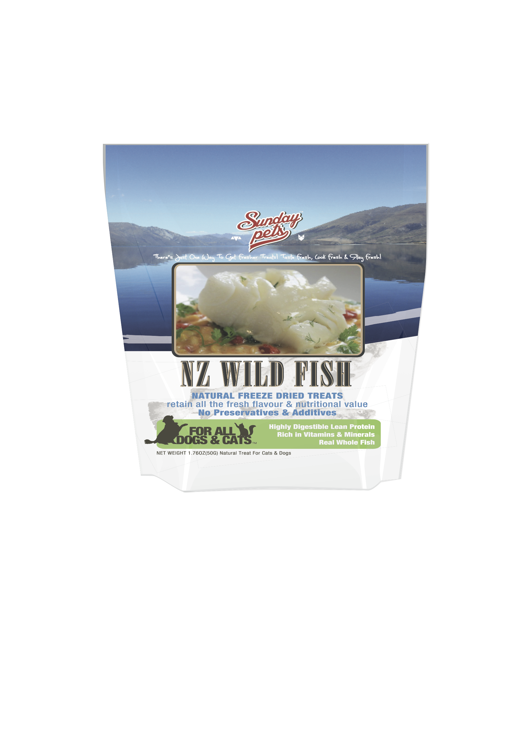 Sunday Pets Freeze Dried Cod - Click Image to Close